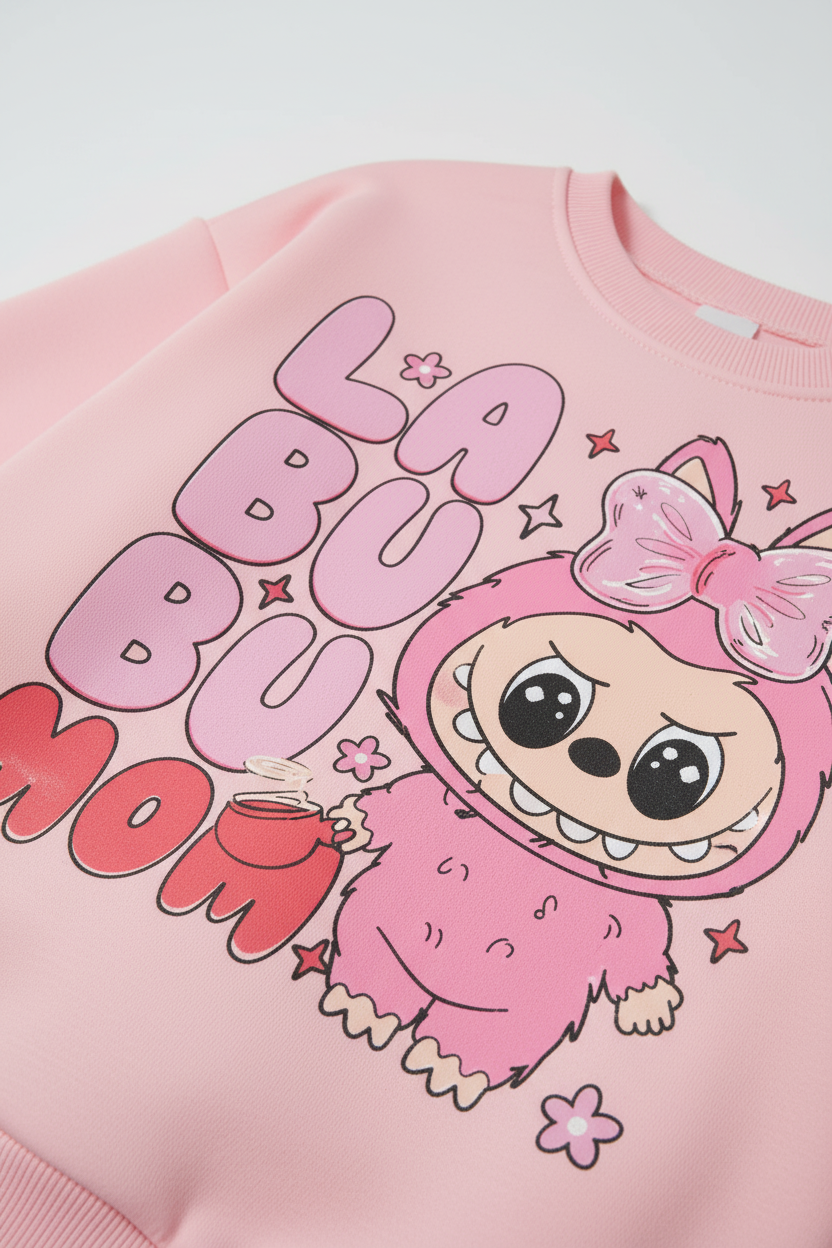 طقم LABUBU MOM– إطلالة مميزة للبنات