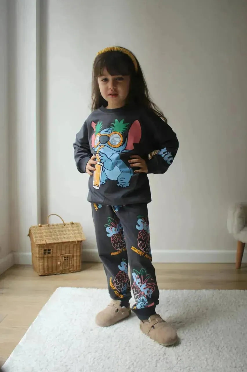 طقم Stitch Tropical – إطلالة مميزة للبنات