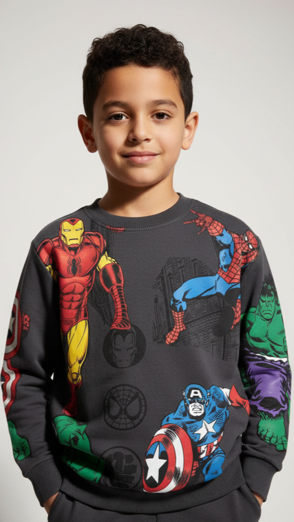 L'ensemble Avengers – un look distinctif pour les enfants