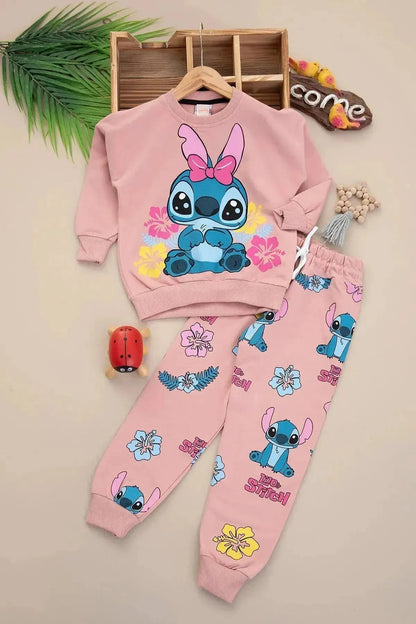 طقم Lilo Stitch – إطلالة مميزة للبنات