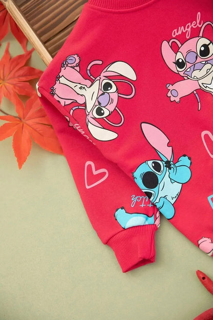 Ensemble Stitch Pink – Confort et style pour les filles