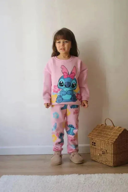 طقم Lilo Stitch – إطلالة مميزة للبنات