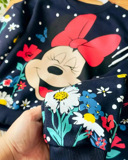 طقم Minnie Mouse ديزني للبنات من 2 قطع