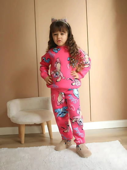 Ensemble Stitch Pink – Confort et style pour les filles
