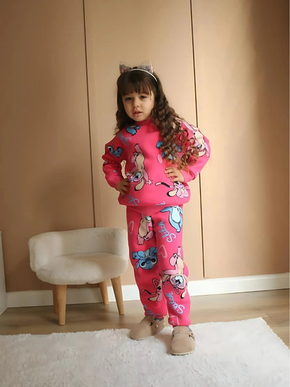 Ensemble Stitch Pink – Confort et style pour les filles