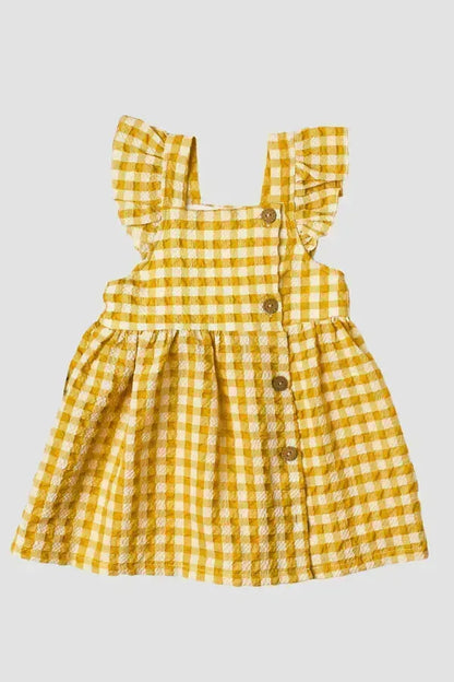 Robe à carreaux créative avec chapeau élégant
