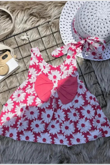 Jolie robe d'été fuchsia