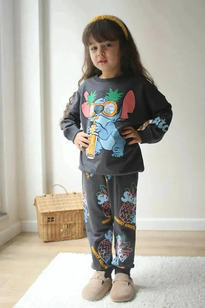 طقم Stitch Tropical  – إطلالة مميزة للبنات